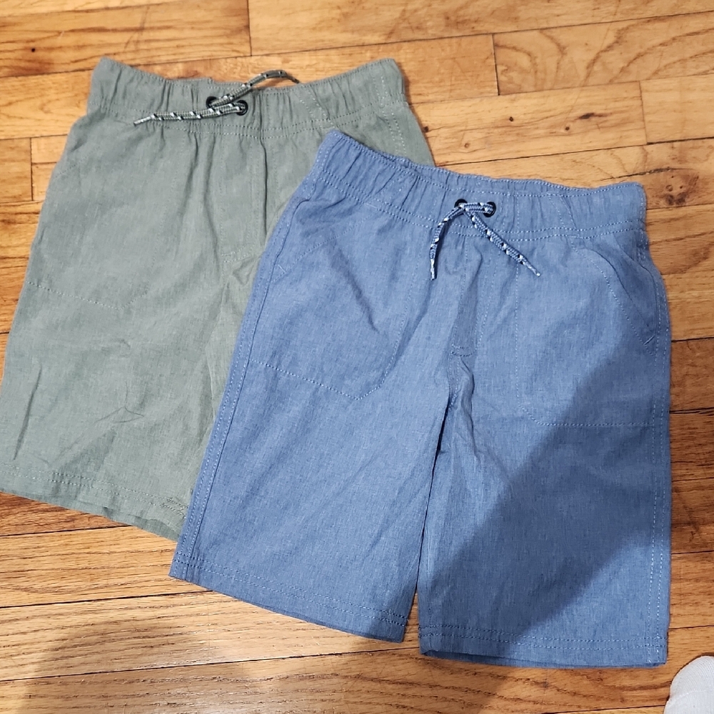 Jumping Beans Boys' Blue Shorts with Drawstring